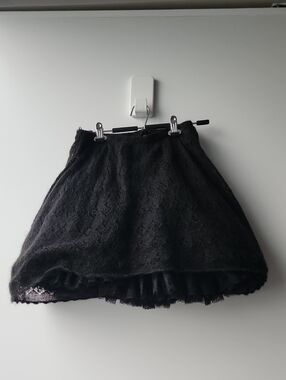 Manoush Crochet Knit Petticoat Poufy Skirt